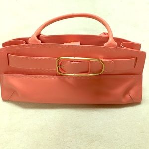 Authentic Furla leather coral purse.